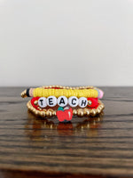 Load image into Gallery viewer, Teacher Bracelet Stack
