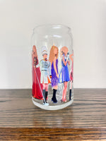 Load image into Gallery viewer, TS Outfit Change Glass Drinking Cup
