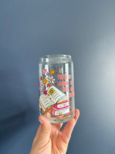 Next Chapter Glass Drinking Cup