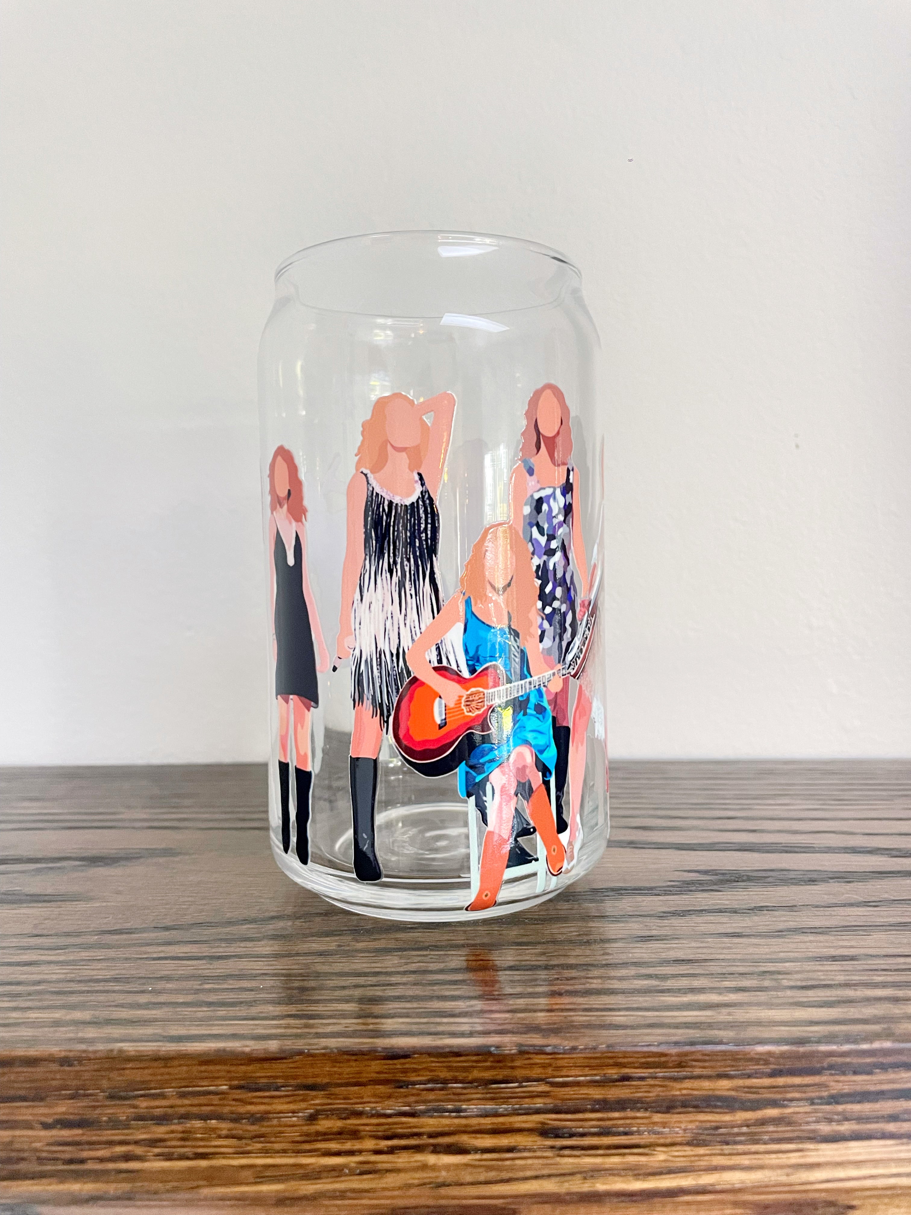 TS Outfit Change Glass Drinking Cup