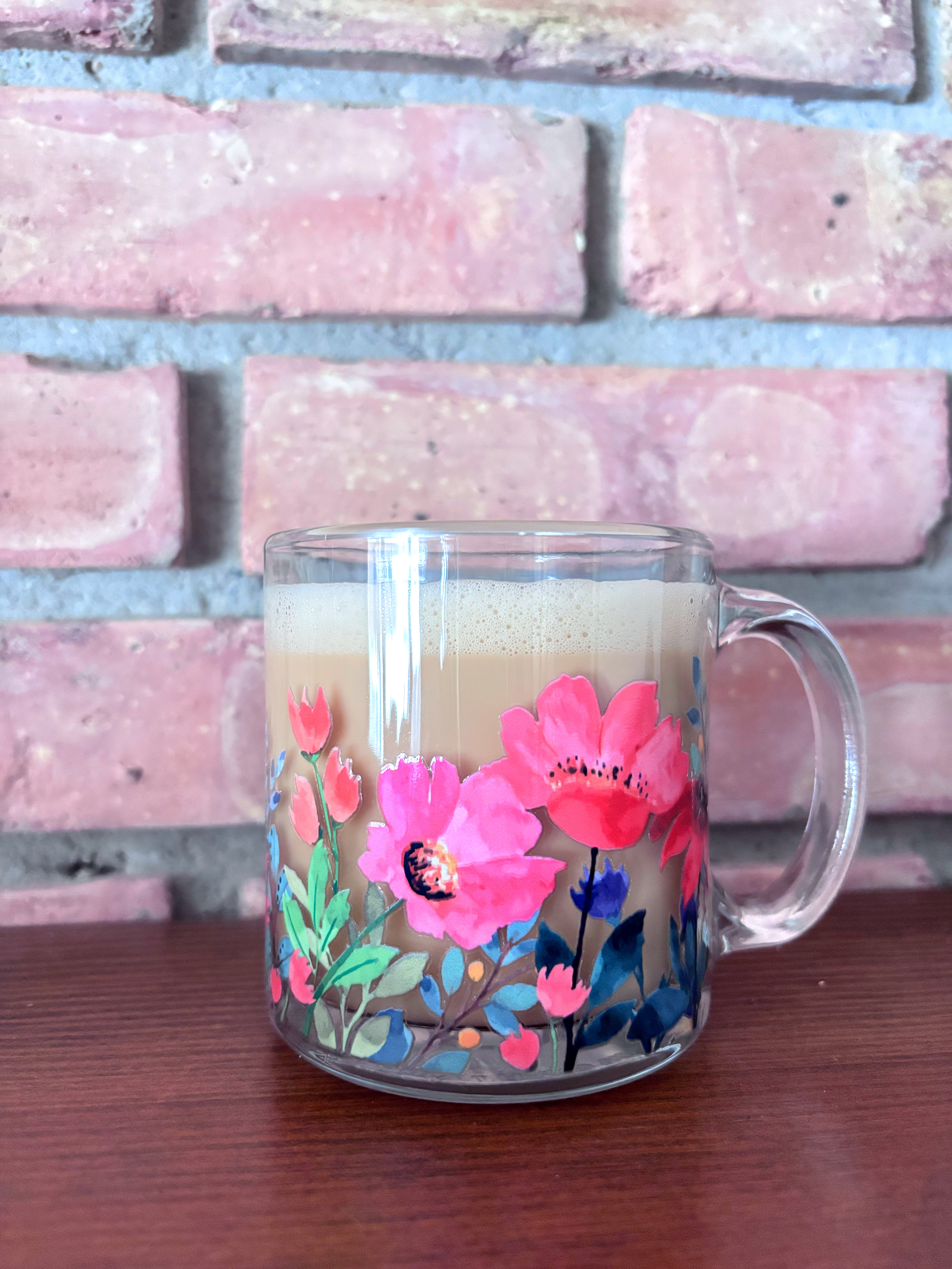 Watercolor Floral Coffee Mug