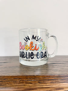 Bookish Girlie Glass Coffee Mug