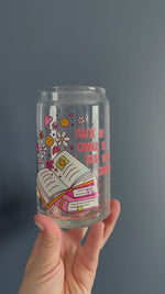 Load and play video in Gallery viewer, Next Chapter Glass Drinking Cup
